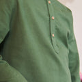  boy top long sleeves button eid kenduri event wear 