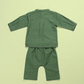 At The Market Collection Baby Baju Melayu Set Pine Green - Umbi