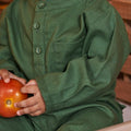 At The Market Collection Baby Baju Melayu Set Pine Green - Umbi