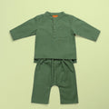 At The Market Collection Baby Baju Melayu Set Pine Green - Umbi