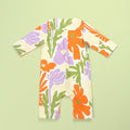 At The Market Collection Baby Jumpsuit Fleur Print - Umbi