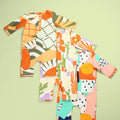 At The Market Collection Baby Jumpsuit Fleur Print - Umbi