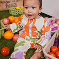 At The Market Collection Baby Jumpsuit Fleur Print - Umbi