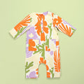 At The Market Collection Baby Jumpsuit Fleur Print - Umbi