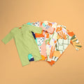 At The Market Collection Baby Jumpsuit Lime Green - Umbi