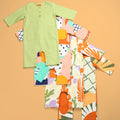 At The Market Collection Baby Jumpsuit Sunflower Print - Umbi