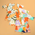 At The Market Collection Baby Kurung Dress Fruit Punch Print - Umbi