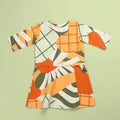 At The Market Collection Baby Kurung Dress Sunflower Print - Umbi