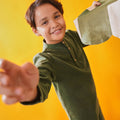 At The Market Collection Boy Baju Melayu Set Pine Green - Umbi