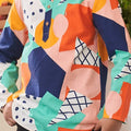 At The Market Collection Boy Kurta Top Fruit Punch Print - Umbi