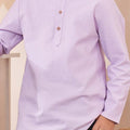 At The Market Collection Boy Kurta Top Lilac - Umbi
