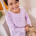 At The Market Collection Boy Kurta Top Lilac - Umbi