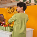 At The Market Collection Boy Kurta Top Lime Green - Umbi