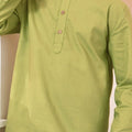 At The Market Collection Boy Kurta Top Lime Green - Umbi
