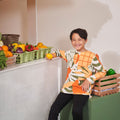 At The Market Collection Boy Kurta Top Sunflower Print - Umbi