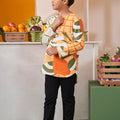 At The Market Collection Boy Kurta Top Sunflower Print - Umbi