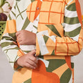 At The Market Collection Boy Kurta Top Sunflower Print - Umbi