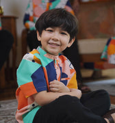 At The Market Collection Boy Short Sleeves Fruit Punch Print - Umbi