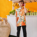 At The Market Collection Boy Short Sleeves Shirt Sunflower Print - Umbi