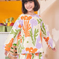 At The Market Collection Girl Boxy Blouse Fleur Print - Umbi