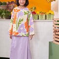 At The Market Collection Girl Boxy Blouse Fleur Print - Umbi