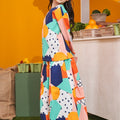 At The Market Collection Girl Boxy Blouse Fruit Punch Print - Umbi