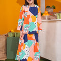 At The Market Collection Girl Boxy Blouse Fruit Punch Print - Umbi