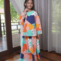 At The Market Collection Girl Boxy Blouse Fruit Punch Print - Umbi