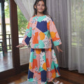 At The Market Collection Girl Boxy Blouse Fruit Punch Print - Umbi