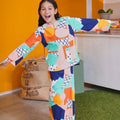 At The Market Collection Girl Classic Skirt Fruit Punch Print - Umbi