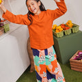 At The Market Collection Girl Classic Skirt Fruit Punch Print - Umbi