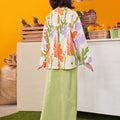 At The Market Collection Girl Classic Skirt Lime Green - Umbi