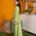 At The Market Collection Girl Classic Skirt Lime Green - Umbi