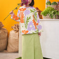 At The Market Collection Girl Classic Skirt Lime Green - Umbi