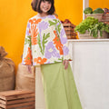 At The Market Collection Girl Classic Skirt Lime Green - Umbi