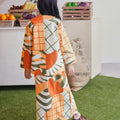 At The Market Collection Girl Classic Skirt Sunflower Print - Umbi