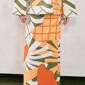 At The Market Collection Girl Classic Skirt Sunflower Print - Umbi
