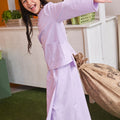 At The Market Collection Girl Kurung Top Lilac - Umbi