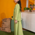 At The Market Collection Girl Kurung Top Lime Green - Umbi