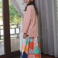 At The Market Collection Girl Teacup Skirt Fruit Punch Print - Umbi