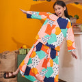 At The Market Collection Girl Teacup Skirt Fruit Punch Print - Umbi