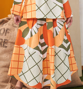 At The Market Collection Girl Teacup Skirt Sunflower Print - Umbi