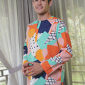 At The Market Collection Men Kurta Fruit Punch Print - Umbi