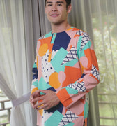 At The Market Collection Men Kurta Fruit Punch Print - Umbi