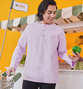 At The Market Collection Men Kurta Lilac - Umbi