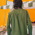 At The Market Collection Men Kurta Pine Green - Umbi