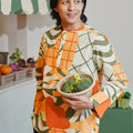 At The Market Collection Men Kurta Sunflower Print - Umbi