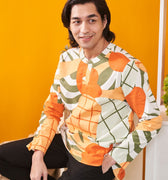 At The Market Collection Men Modern Teluk Belanga Sunflower Print - Umbi