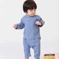 Baby Baju Melayu Set Pigeon Blue - Umbi
