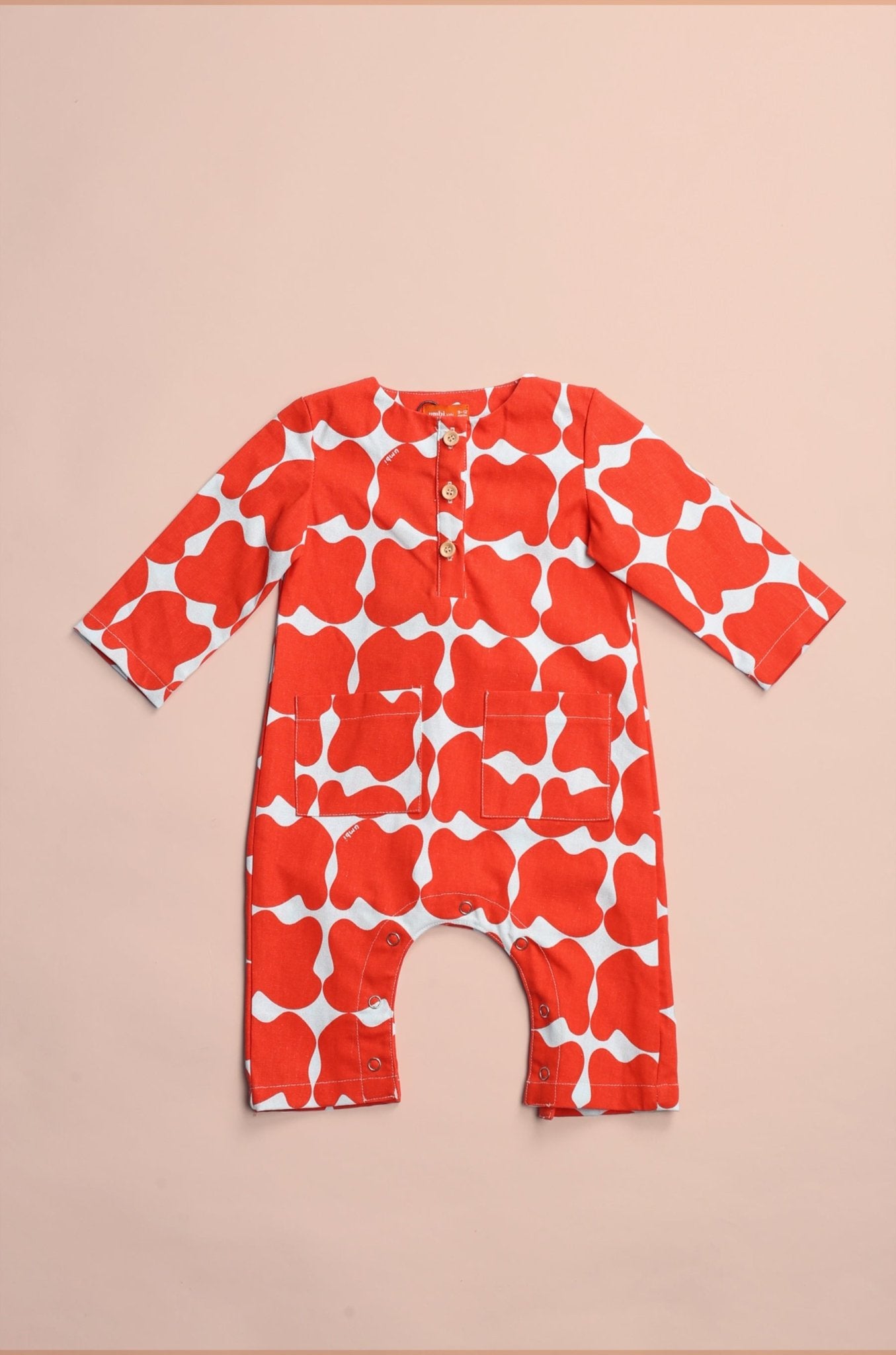 Baby Jumpsuit Bubblegum Print - Umbi